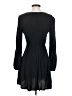 Express 100% Rayon Solid Black Casual Dress Size S - photo 2