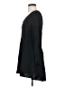 Express 100% Rayon Solid Black Casual Dress Size S - photo 5
