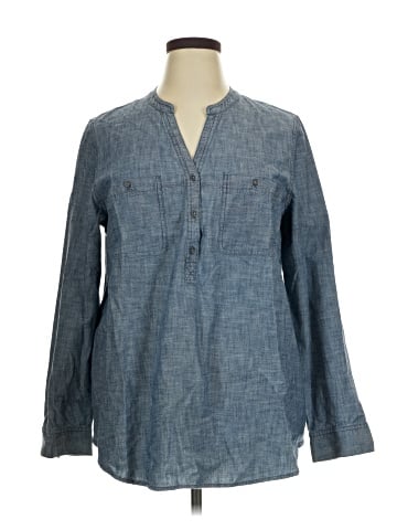 J.Jill Long Sleeve Button-Down Shirt (view 1)