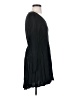 Express 100% Rayon Solid Black Casual Dress Size S - photo 4