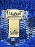 L.L.Bean 100% Lambswool Blue Wool Pullover Sweater Size Lg R - photo 7