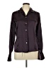 Laura Scott Black Long Sleeve Blouse Size 12 - photo 1