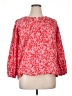 Caslon 100% Cotton Red 3/4 Sleeve Blouse Size XL - photo 1