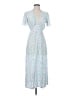 Billabong Floral Blue Casual Dress Size S - photo 1