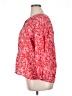 Caslon 100% Cotton Red 3/4 Sleeve Blouse Size XL - photo 5
