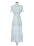 Billabong Floral Blue Casual Dress Size S - photo 2