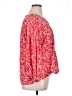 Caslon 100% Cotton Red 3/4 Sleeve Blouse Size XL - photo 4
