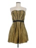 Ecote 100% Polyester Metallic Gold Cocktail Dress Size M - photo 1