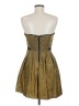 Ecote 100% Polyester Metallic Gold Cocktail Dress Size M - photo 2