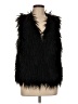 Assorted Brands 100% Polyester Black Faux Fur Vest Size M - photo 1