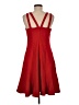 Ann Taylor Solid Red Casual Dress Size 8 - photo 2
