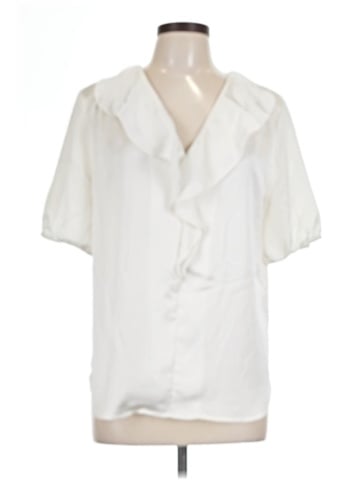 Ann Taylor Short Sleeve Blouse (view 1)