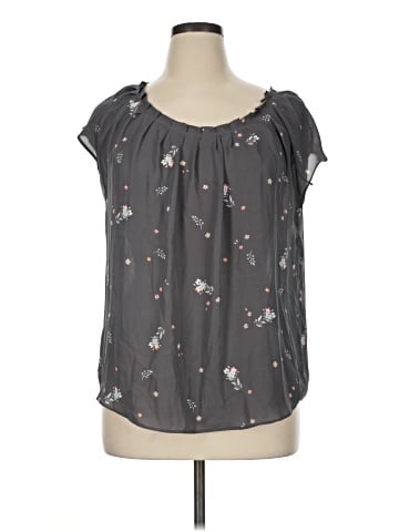 LC Lauren Conrad Short Sleeve Blouse (view 1)