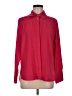 Zara 100% Polyester Red Long Sleeve Blouse Size M - photo 1