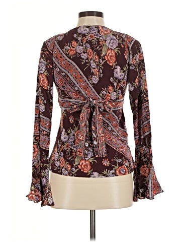 Plenty By Tracy Reese Long Sleeve Silk Top (view 2)