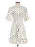 WAYF Polka Dots Ivory Casual Dress Size 8 - photo 2