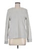 Lucky Brand Solid Gray Pullover Sweater Size M - photo 1