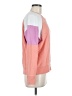 Evereve 100% Cotton Color Block Pink Sweatshirt Size M - photo 4