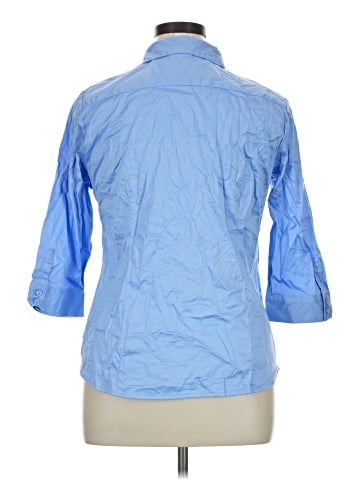 Dana Buchman 3/4 Sleeve Button-Down Shirt (view 2)