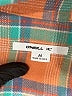 O'Neill 100% Cotton Plaid Orange Long Sleeve Button-Down Shirt Size M - photo 7