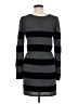 Bar III Stripes Gray Casual Dress Size M - photo 2