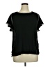 Max Studio Black Short Sleeve Top Size 1X - photo 1