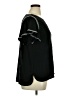 Max Studio Black Short Sleeve Top Size 1X - photo 4