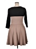 ING Color Block Brown Casual Dress Size 1X - photo 2
