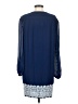 MICHAEL Michael Kors 100% Polyester Print Blue Casual Dress Size S - photo 2