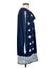 MICHAEL Michael Kors 100% Polyester Print Blue Casual Dress Size S - photo 4