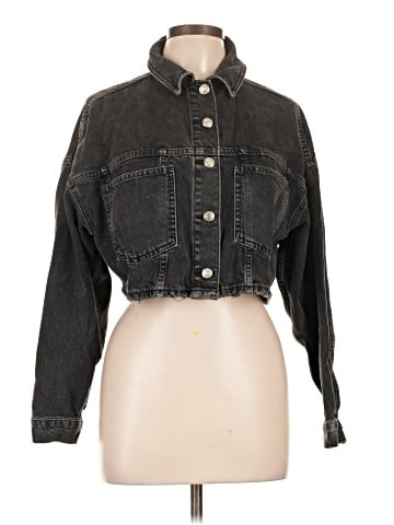 Topshop Long Sleeve Button-Down Shirt (view 1)