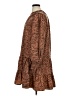Nine West 100% Polyester Animal Print Brown Casual Dress Size XL - photo 5