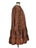 Nine West 100% Polyester Animal Print Brown Casual Dress Size XL - photo 4