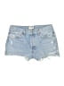 AGOLDE 100% Cotton Hearts Blue Denim Shorts Size 30 waist - photo 1
