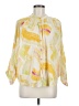 Pilcro Print Yellow 3/4 Sleeve Blouse Size M - photo 1