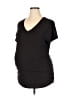 Time and Tru Black Short Sleeve Top Size XL - photo 1