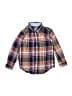 Janie and Jack 100% Cotton Plaid Blue Long Sleeve Button-Down Shirt Size 3 - photo 1