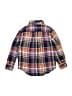 Janie and Jack 100% Cotton Plaid Blue Long Sleeve Button-Down Shirt Size 3 - photo 2