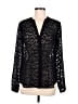 Ann Taylor 100% Polyester Black Cardigan Size M - photo 1