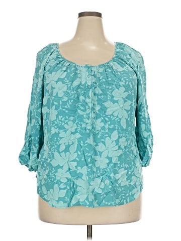 St. John's Bay 3/4 Sleeve Blouse (view 1)