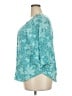 St. John's Bay Teal 3/4 Sleeve Blouse Size 2X - photo 5