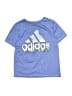 Adidas 100% Polyester Blue Active T-Shirt Size 8 - photo 1