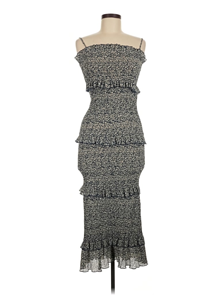 Pre-owned Mable Cocktail Dress In Gray