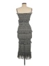 Mable 100% Polyester Animal Print Gray Cocktail Dress Size M - photo 2