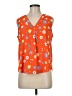 Ann Taylor Orange Sleeveless Blouse Size M (petite) - photo 1