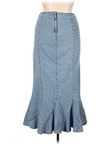 Newport News Denim Skirt (view 2)
