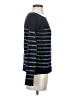 Vince. Stripes Blue Wool Pullover Sweater Size S - photo 4