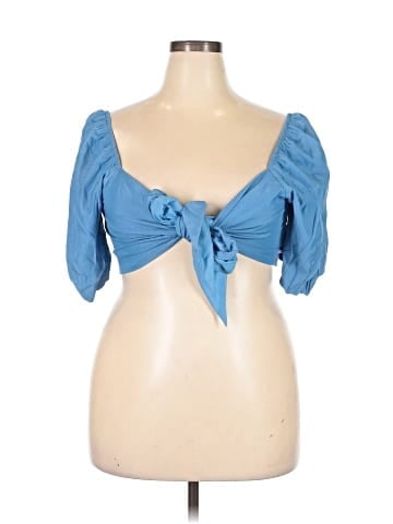 Pink Lily Short Sleeve Blouse (view 1)