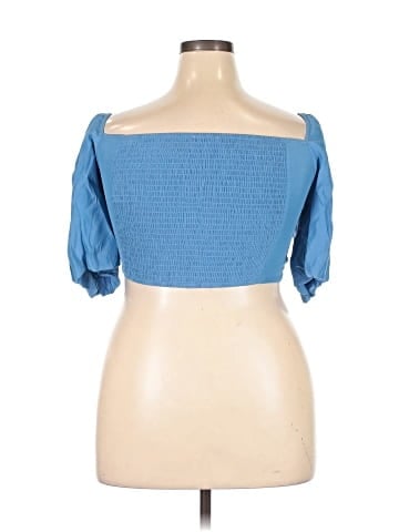 Pink Lily Short Sleeve Blouse (view 2)