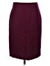 J.Crew 100% Wool Solid Burgundy Wool Skirt Size 2 - photo 1